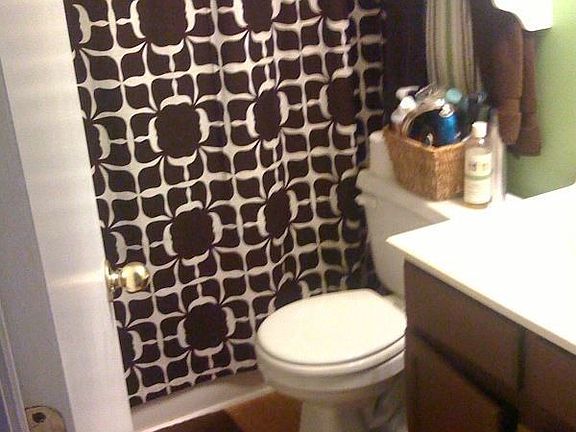 Bath #2 laminate floor/ faux wood look