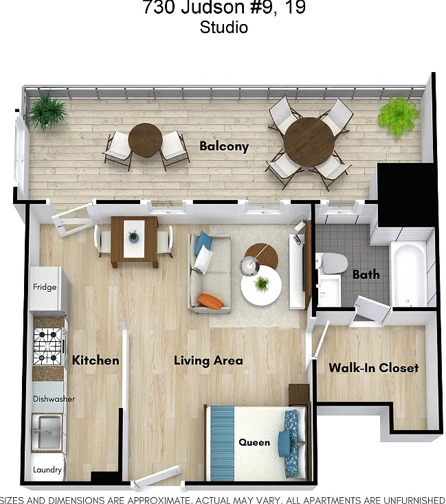 Studio, 1.0 bath, $1,595 — Photo 2