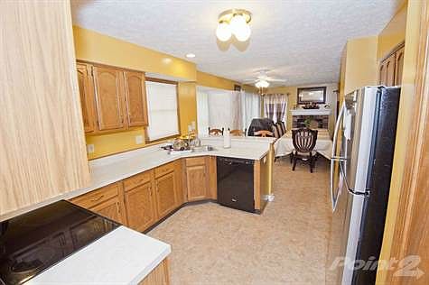 Kitchen Leads into Dining Room