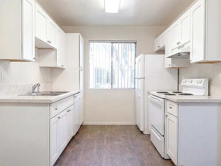 Renovated Kitchen at Camelot Apartments