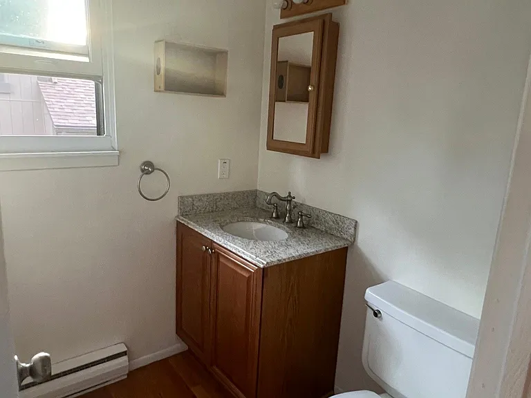 Powder room off main level