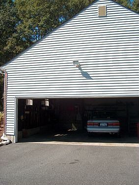 two-car attached garage (south side)