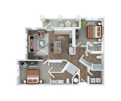 Floor plan Magnolia B5
