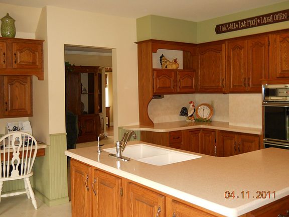 Huge country kitchen with desk area