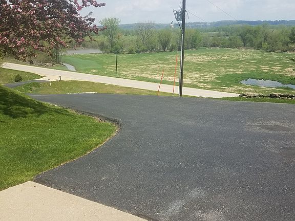 Blacktop driveway 