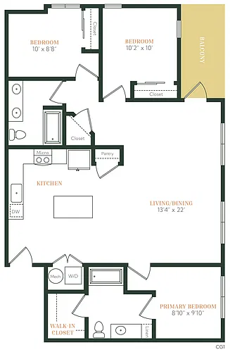 Floor plan C2A