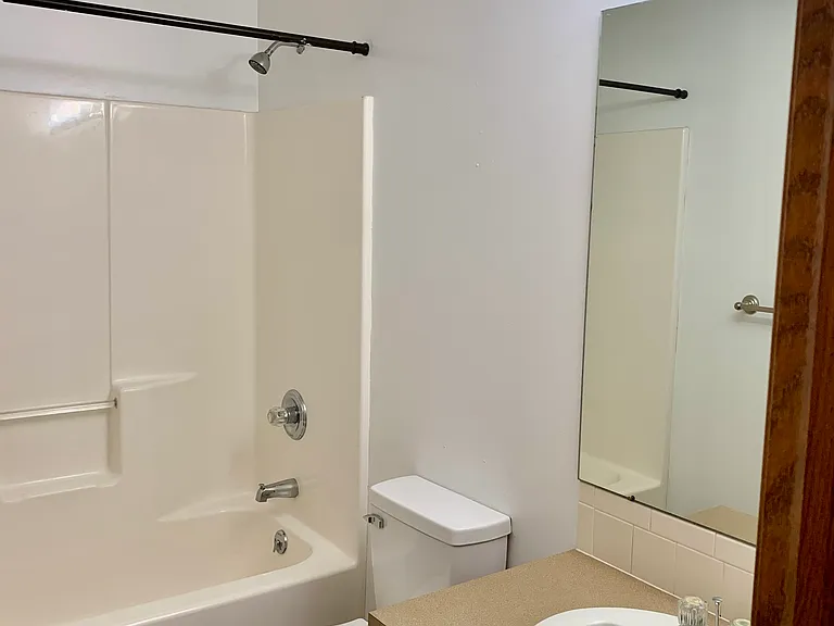 main level hallway bath room
