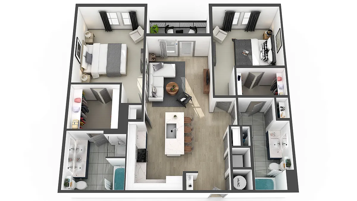 Floor plan B6