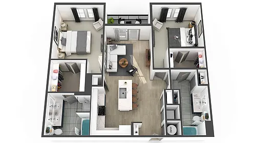 Floor plan B6