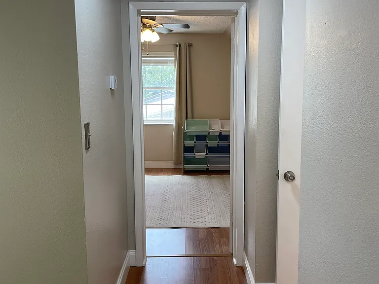 hallway to third bedroom
