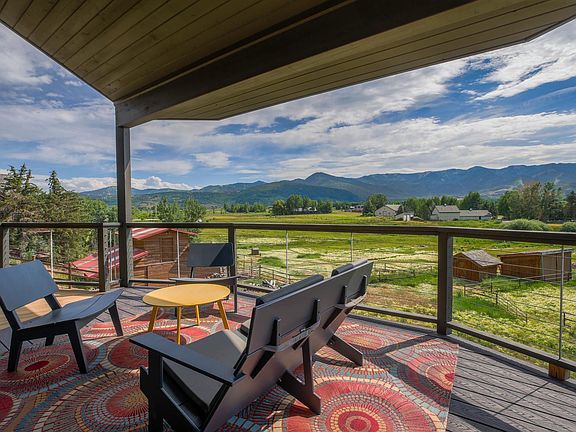 A view of Park City and Deer Valley from the deck.