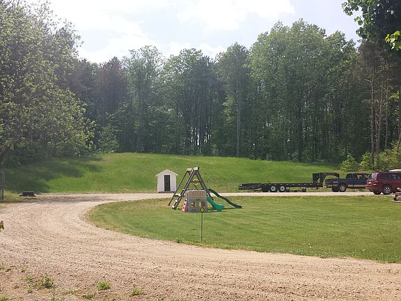Back yard looking upto woods