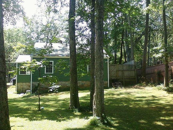 backyard looking at back of house