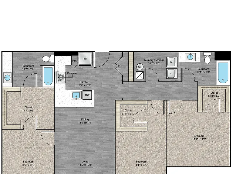 C2 floor plan Ridge at Robinson