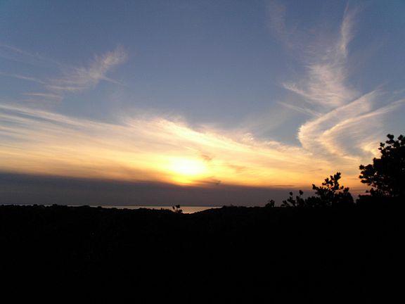 Sunset as seen from Deck