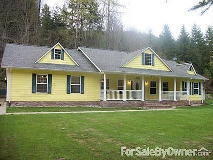 Front of home during late winter.