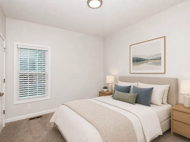 virtually staged bedroom 1