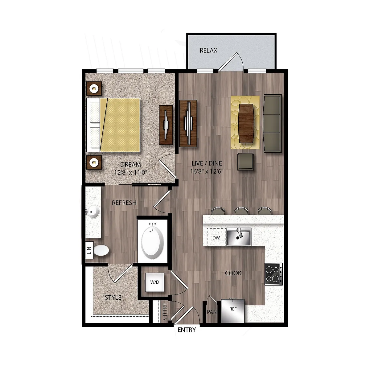 Floor plan A61