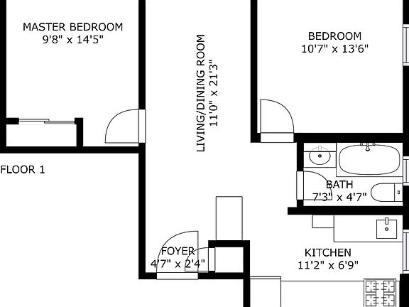 2nd image of 315 W 19th St APT 22