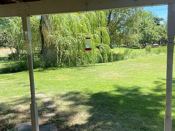 View from front porch.