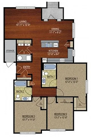 Floor plan C1