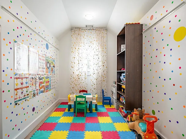 Kids/baby Bedroom with crib and play area