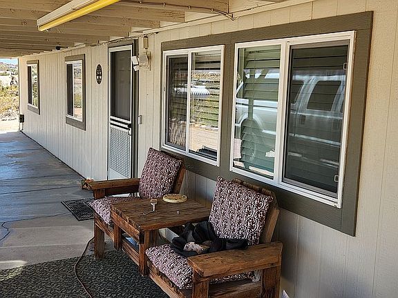 Looking south on porch