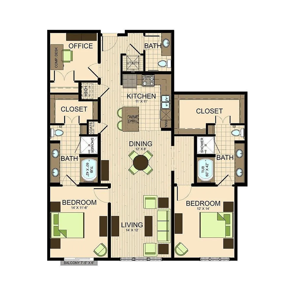 Floor plan B4