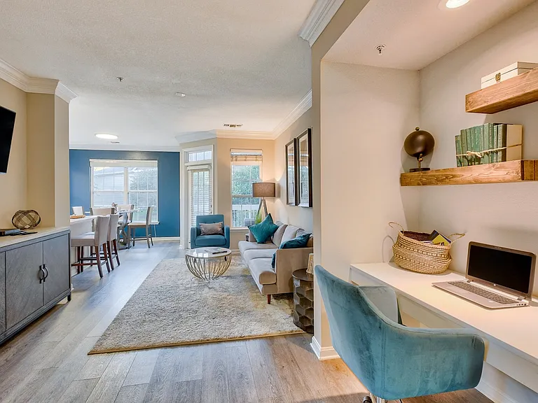 Select apartments include an office nook - perfect for working from home.