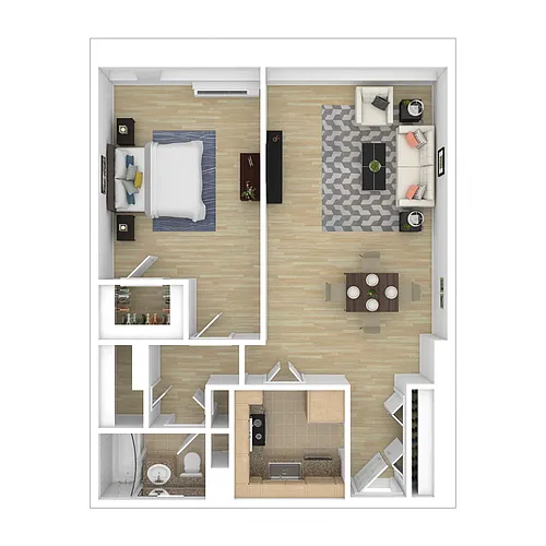 Floor plan 1H