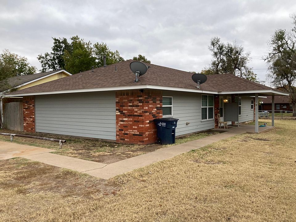 View of the duplex from the street.