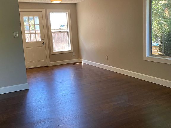 Dining room and access to private yard/storage unit