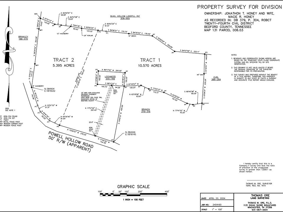 2nd image of 0 Powell Hollow Rd Lot 1