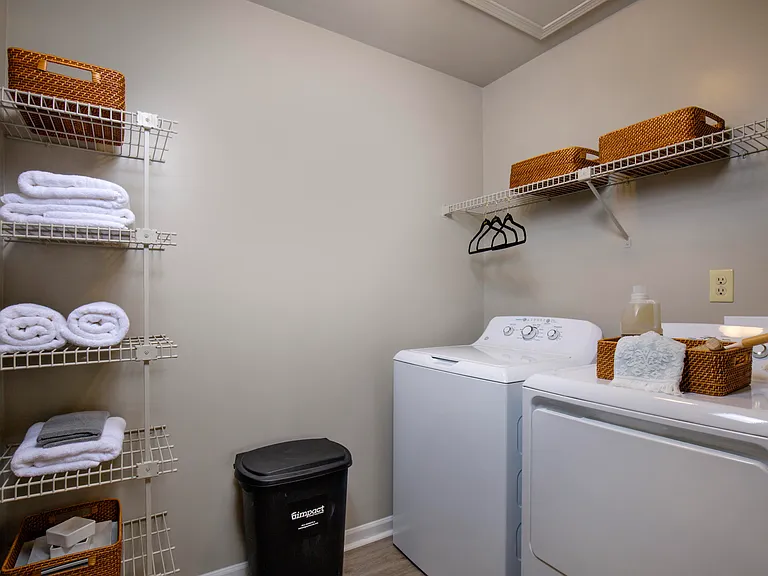 Laundry room with in-unit washer and dryer