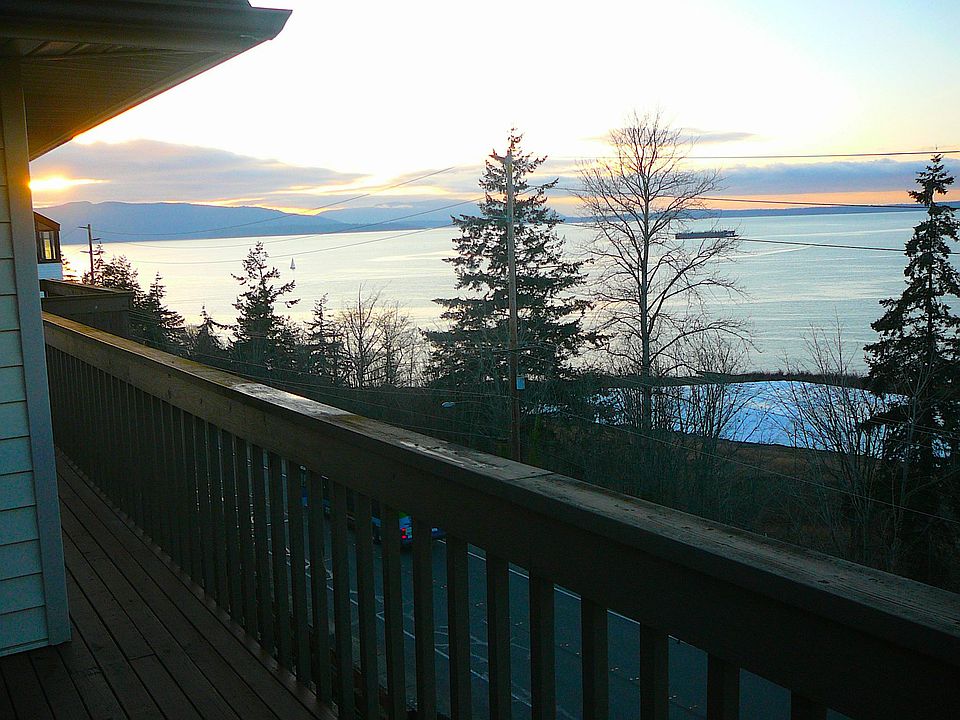 View of Bellingham Bay from private deck