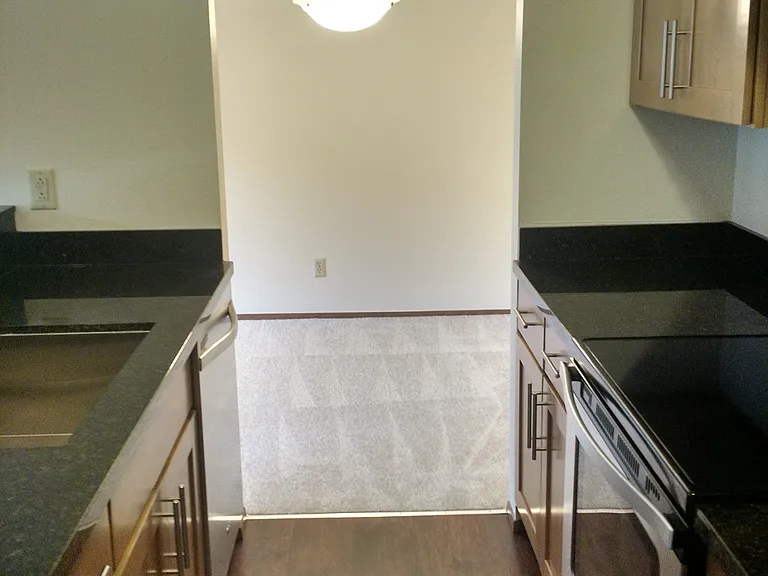 Pass through kitchen