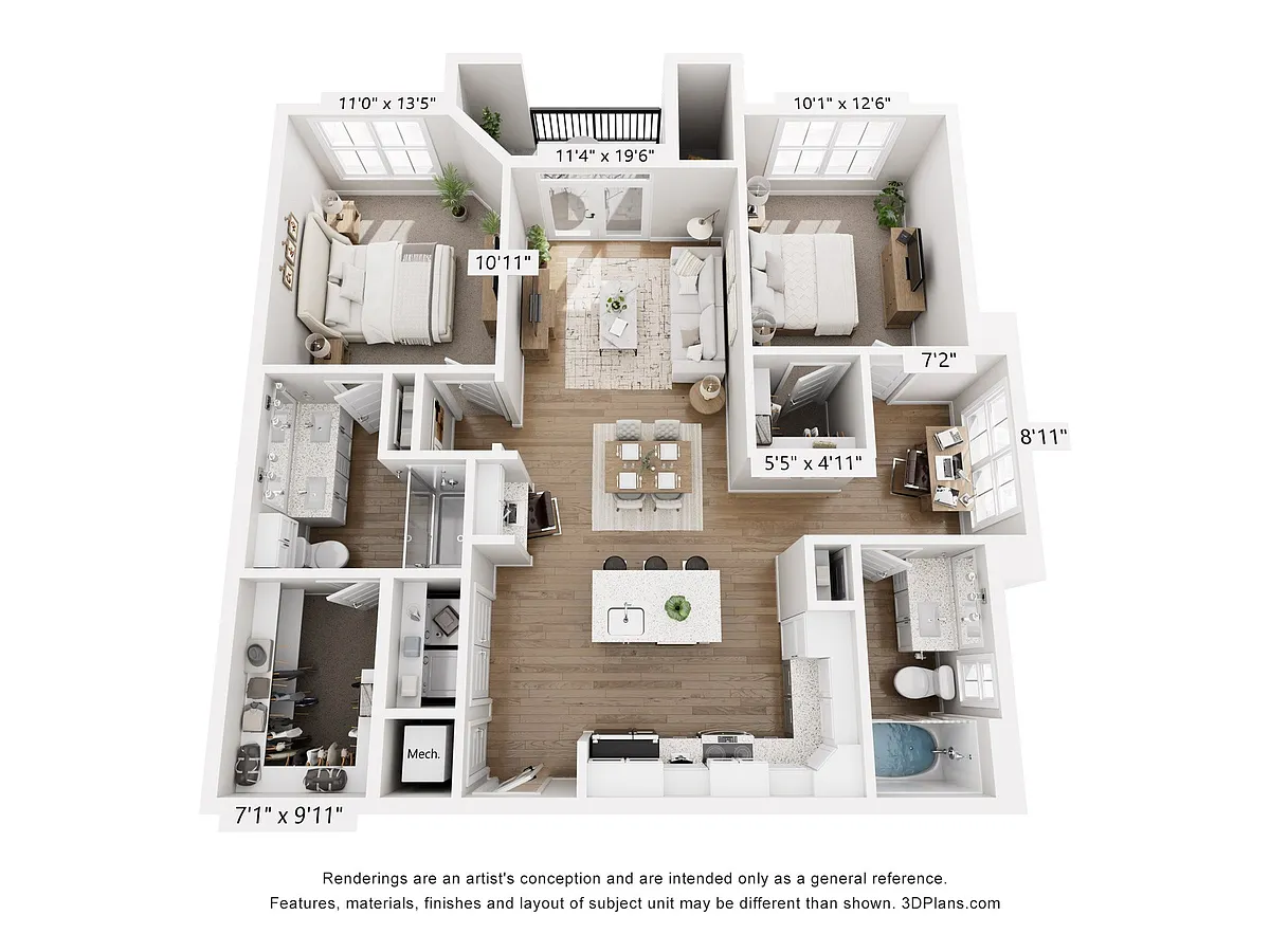 Floor plan Bright
