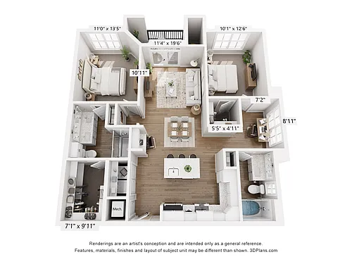 Floor plan Bright