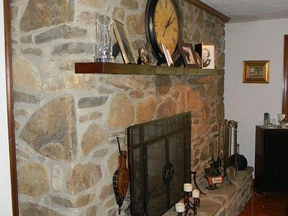 Stone Fireplace