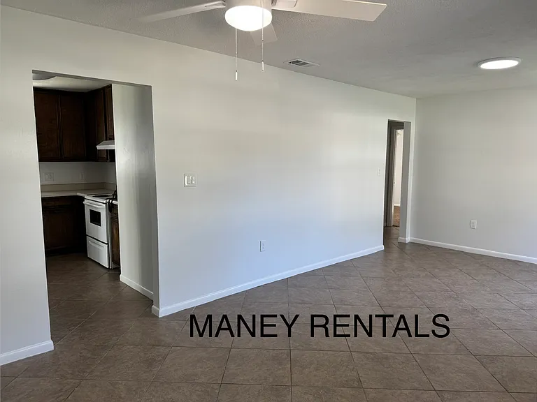 Living/Dining doors to kitchen & bed/bath area