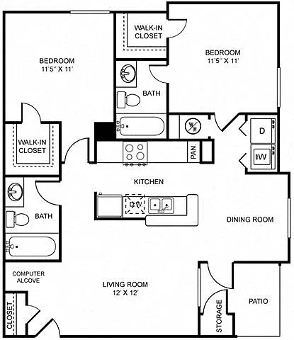 Floor plan D2
