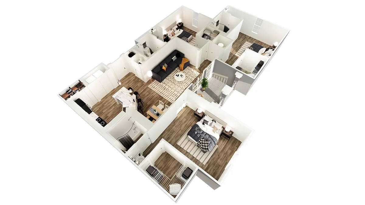 Floor plan C1 Renovated