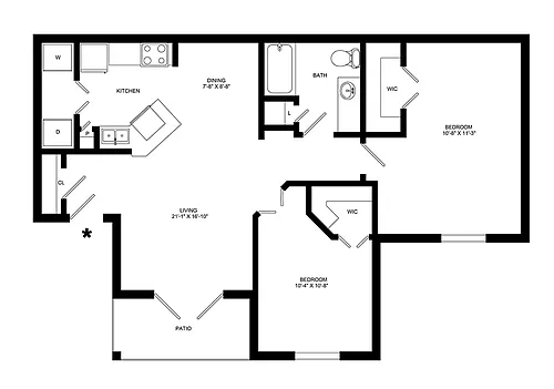 Floor plan Wales