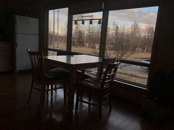 view out south facing windows of Chugach and downtown. Park 