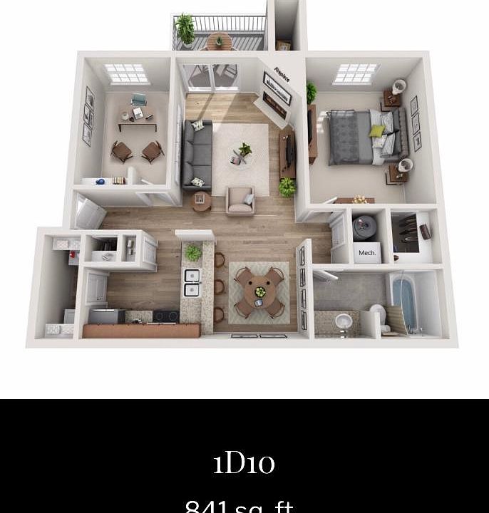 1st image of 9590 Saddlebrook Ln APT 2A