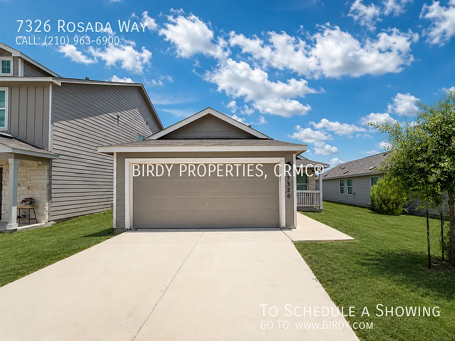 "Charming 3-Bedroom Home with 2 Baths - 1,276 Sq Ft of Comfort at 7326 Rosada Way, San Antonio!" — Photo 1