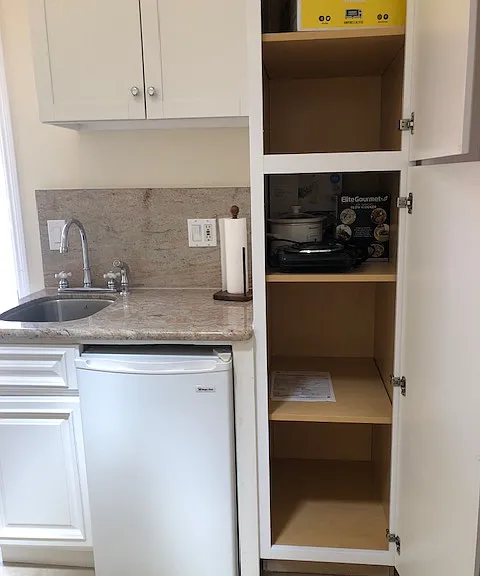 kitchenette with pantry