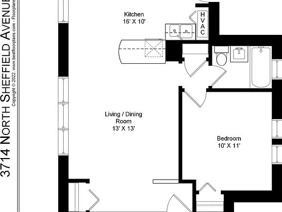 2nd image of 3714 N Sheffield Ave APT 202