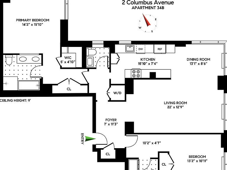 2 Columbus Ave #34B — Photo 2