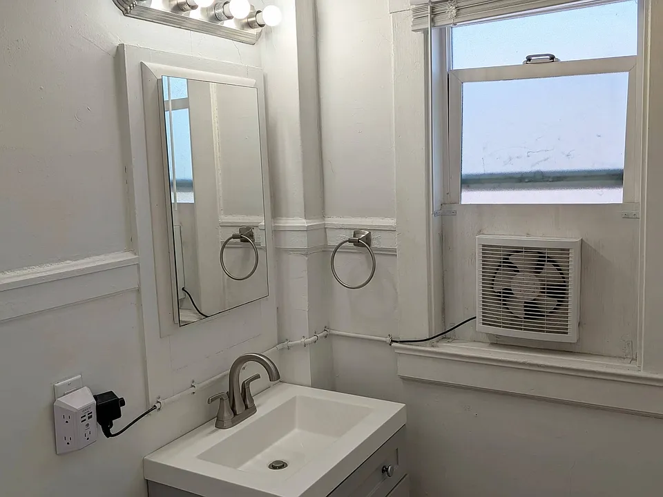 View from next to tub/shower